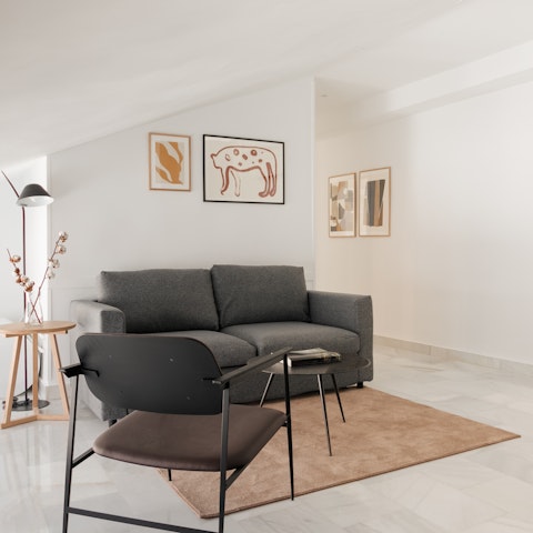 Get cosy in the living room and enjoy an evening of movies