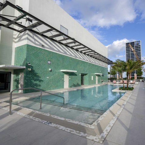 Cool off in the rooftop pool above the Downtown skyline