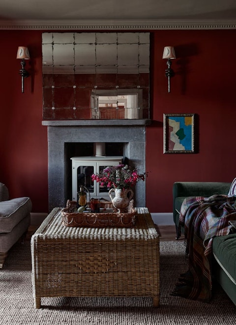 Curl up by the wood-burning stove on a cosy evening