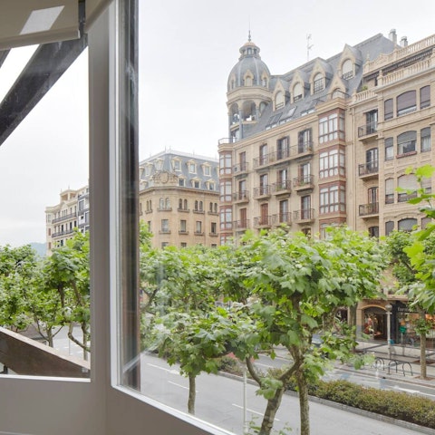Step out onto your private balcony for a breath of fresh air