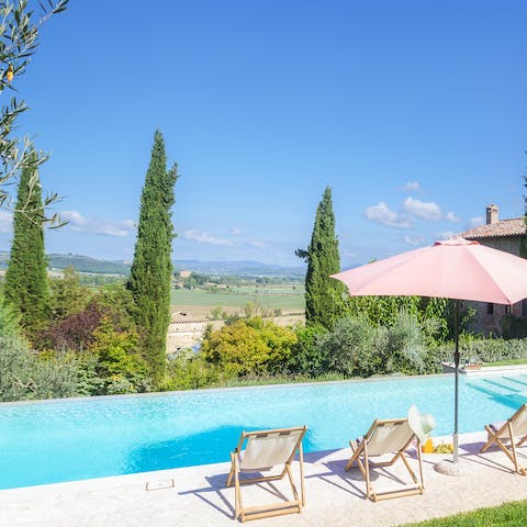 Find a wonderful sense of wellbeing whilst lounging by the pool