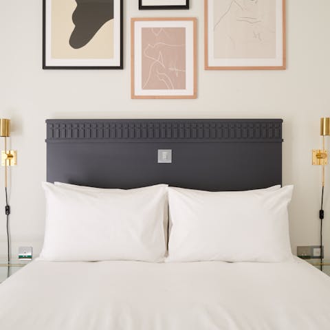 Wake up in the comfortable bed feeling rested and ready for another day of London exploring