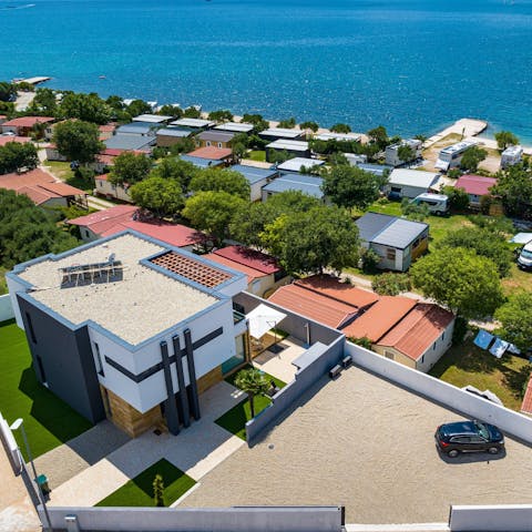 Walk just a few minutes to the nearby beach