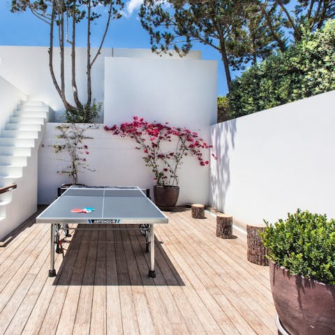 Challenge fellow guests to a friendly game of table tennis