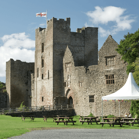 Walk fifteen minutes into the heart of historic Ludlow