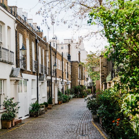 Stay in swanky Belgravia, a quick stroll from shops and restaurants