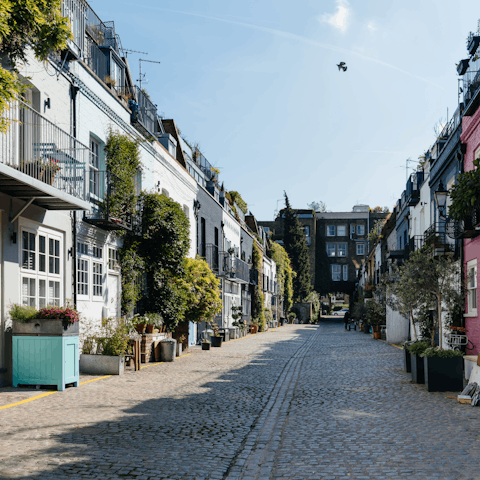 Stroll over to the neighbouring district of Notting Hill