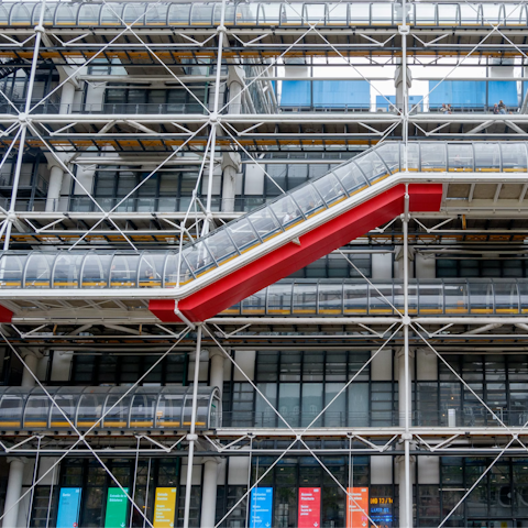 Visit the Centre Pompidou, just a 20-minute walk away