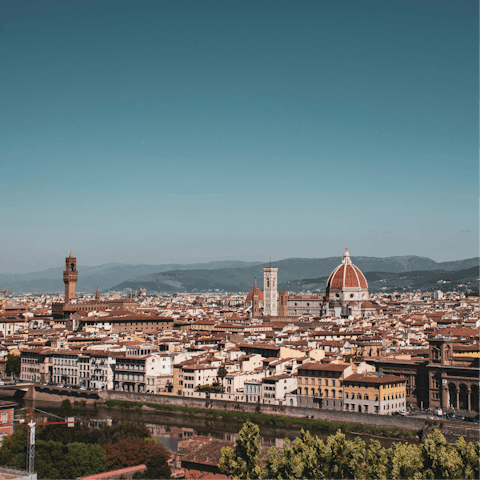 Take the tram from Piazza della Libertà into the centre of Florence