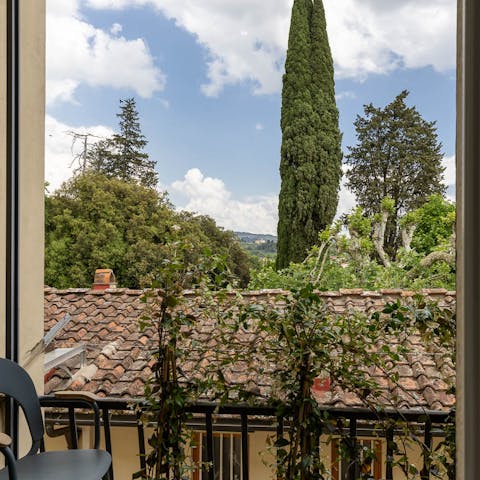 Enjoy pretty views from this charming apartment