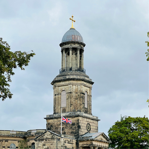 Enjoy leisurely strolls through the historic heart of Shrewsbury