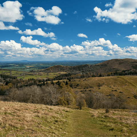 Put on your hiking boots and adventure into the countryside