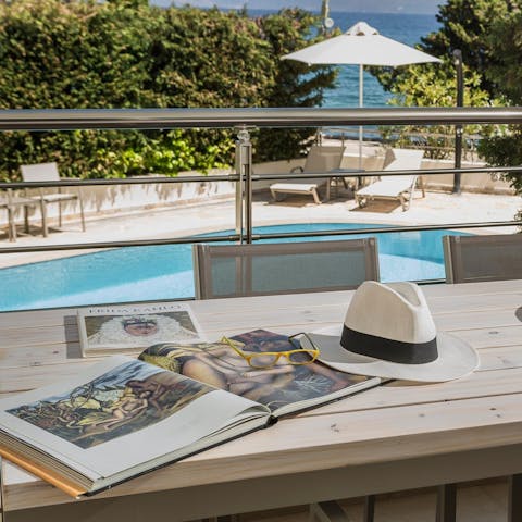 Take your magazine out to the terrace with your morning espresso