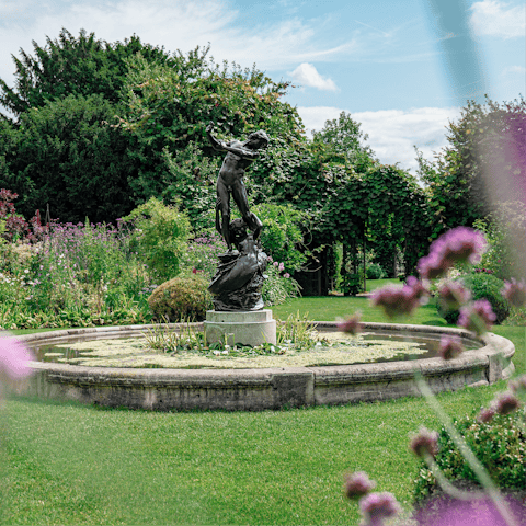 Escape the bustle in nearby Regent’s Park