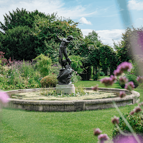 Escape the bustle in nearby Regent’s Park