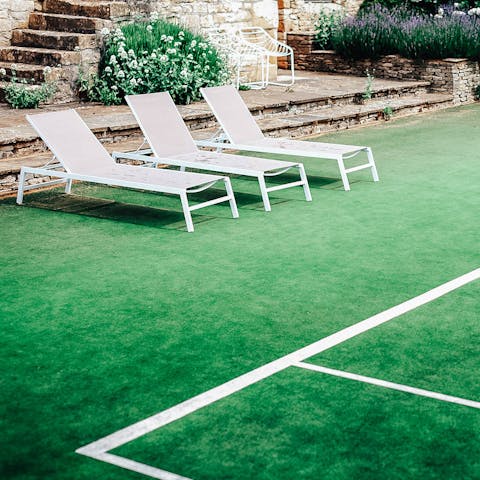 Play a game of tennis