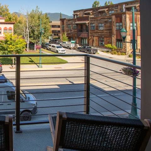 Drink your morning coffee on the balcony