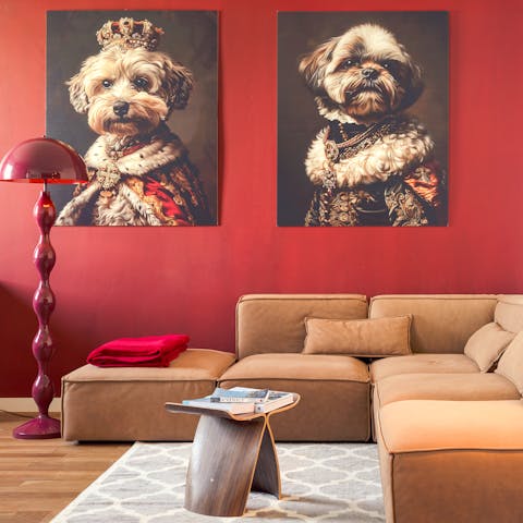 Sip Italian wine amid quirky decor