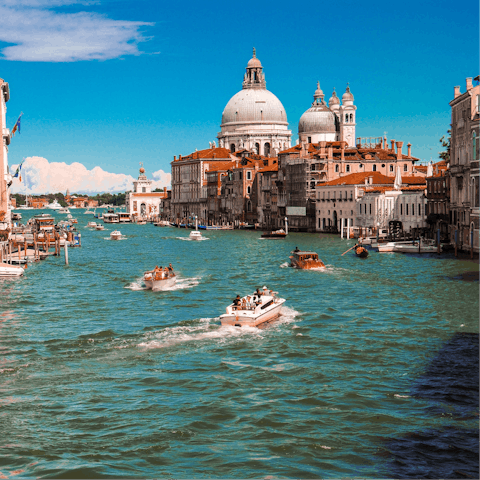 Visit iconic sights like San Marco Square – it's just five minutes away