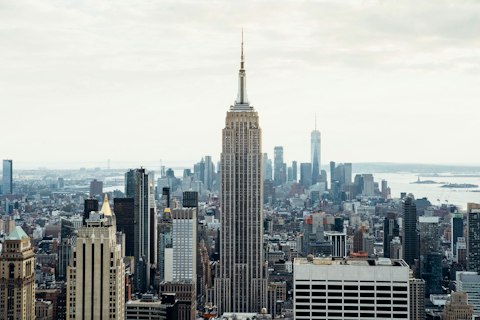 Marvel at the views from the top of the Empire State Building, twenty minutes on foot