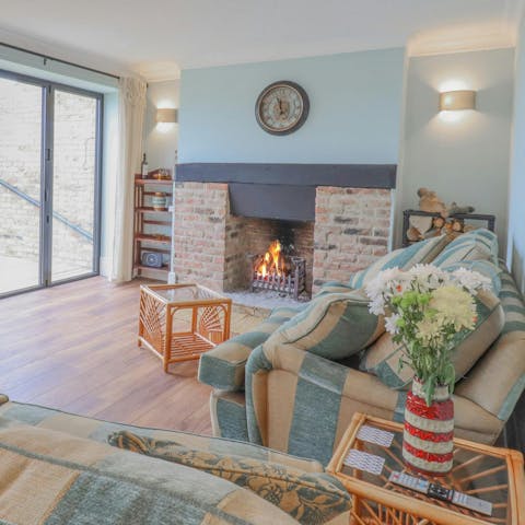 Spend chilly evenings in front of the fire
