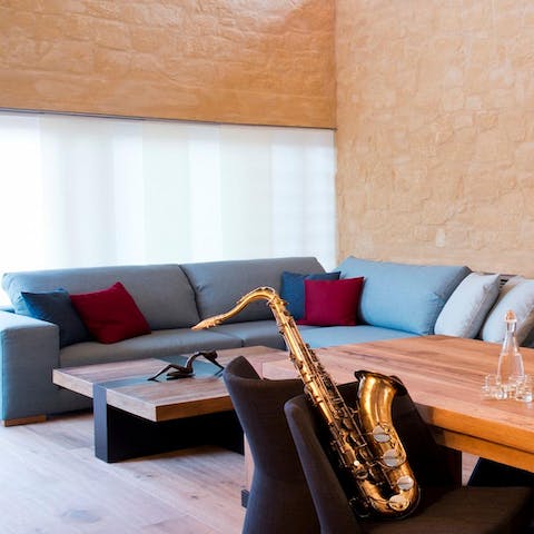 Try your hand at one of the instruments found around the home