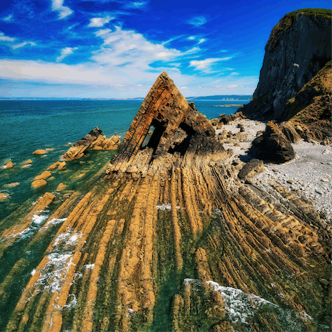 Explore the beauty of Bideford as you drive along the coast