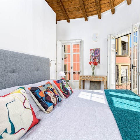 Let the sun flood into your bedroom as you take a peaceful siesta