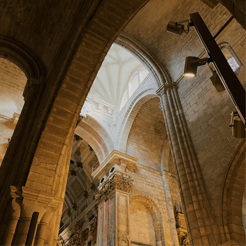 Marvel at the architectural delight of nearby Porto Cathedral
