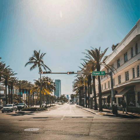 Visit Ocean Drive, only fifteen-minutes by car