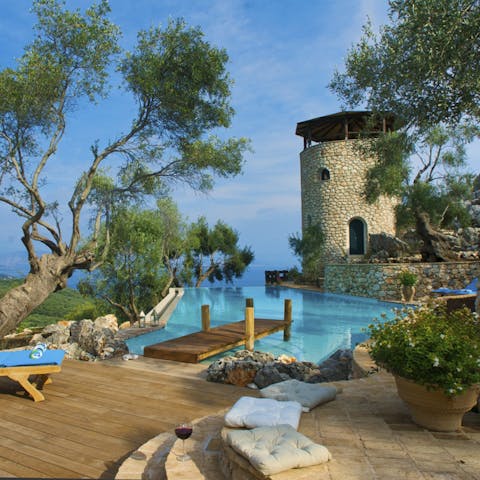 Take in the majestic setting