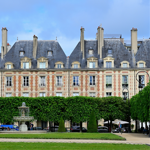 Visit Victor Hugo's house at nearby Place des Vosges