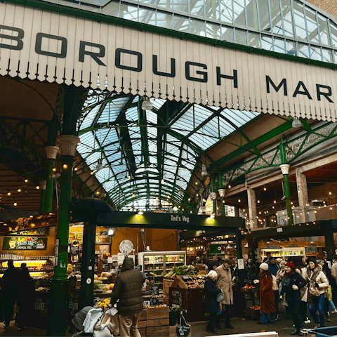 Pick up delicious treats in Borough Market
