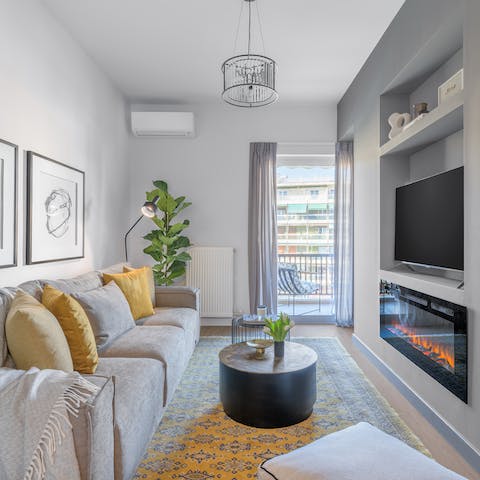 Curl up by the fire on cooler evenings with a good book