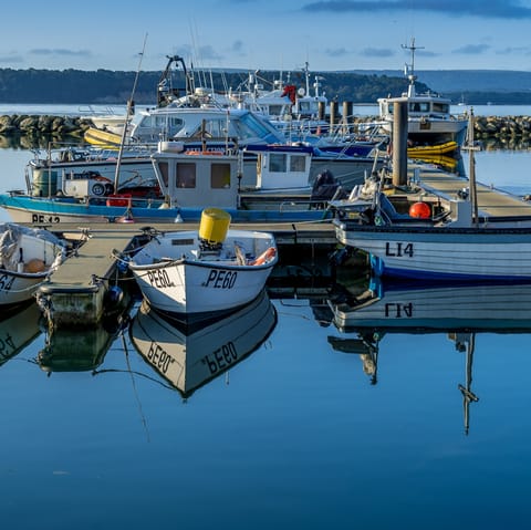 Explore the Quay, a two-minute stroll away