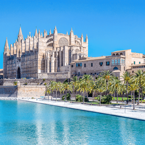 Take the short drive into the heart of Palma to find stunning architecture and vibrant eateries
