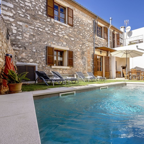 Feel refreshed after a wonderful swim in your private saltwater pool