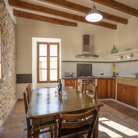 Cook up delicious tapas dishes to eat all together around your kitchen dining table