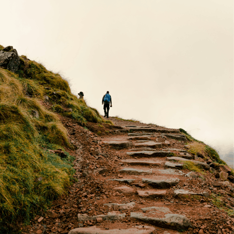 Put on your hiking boots and head to nearby Ben Nevis