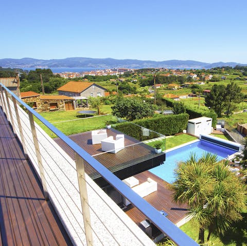 Scope our your 10 minute walk to the beach from the steepest point at the villa