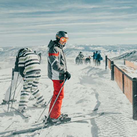 Ski straight from your door onto the slopes
