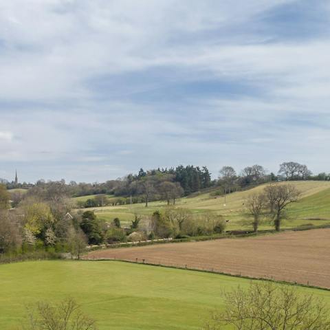 Stay one mile away from the village of Aston Fields