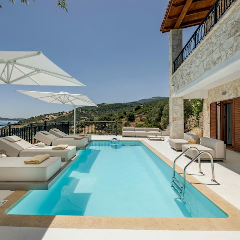 Spend unhurried afternoons by the private pool