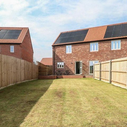 Enjoy the sunshine in the private garden