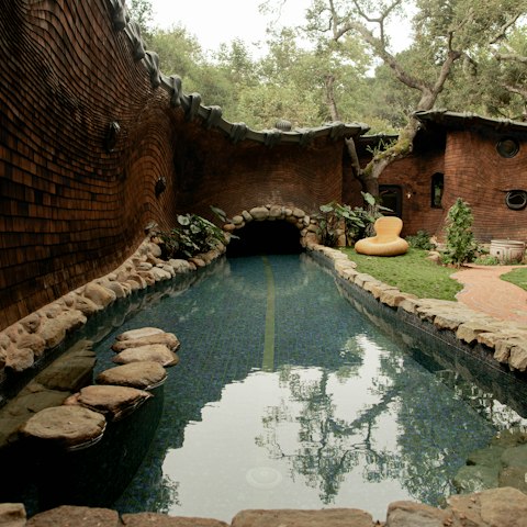 Take a dip in the whimsical saltwater pool