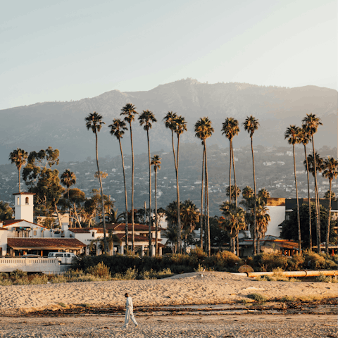 Head to East Beach, a fifteen-minute drive away