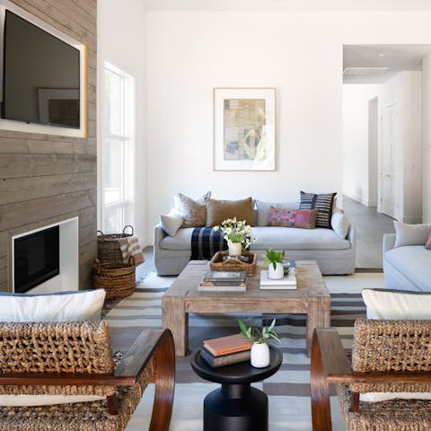 Grab a good book and curl up around the fire