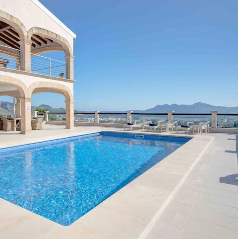 Cool off in the lovely pool