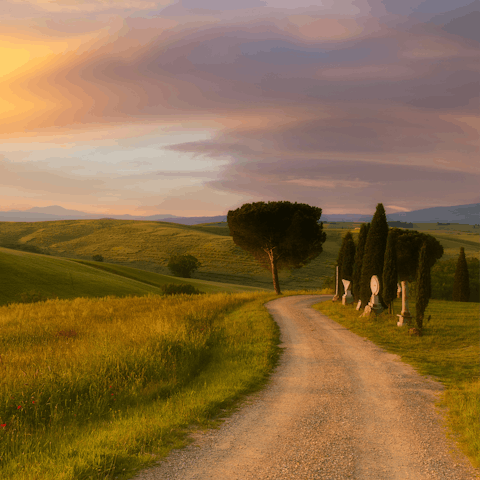 Discover dreamy scenery in the picture-perfect Val d’Orcia