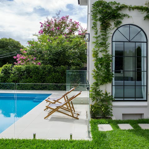 Make poolside lounging the only plan for the afternoon